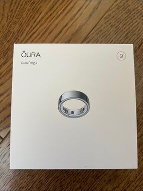 Oura ring silver size 9 SEALED IN BOX